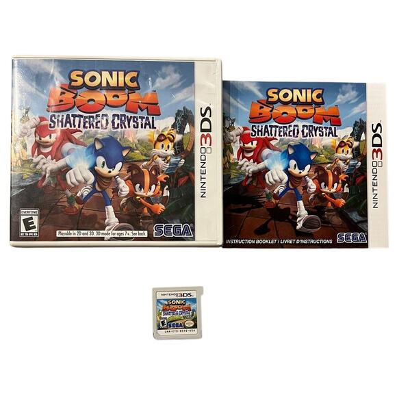 Sonic Boom: Shattered Crystal for Nintendo 3DS *Authentic* Complete CIB - Tested - Picture 1 of 4